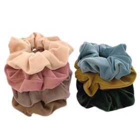 8 Pcs Velvet Hair Scrunchies Elastic Hair Band Ponytail Hair Accessories Hair Ties