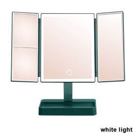 Rechargeable Fordable Makeup Mirror With LED Light