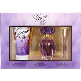 GUESS GIRL BELLE by Guess EDT SPRAY 3.4 OZ & BODY LOTION 6.7 & EDT SPRAY 0.5 OZ