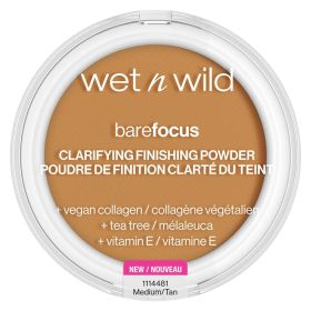 WET N WILD Bare Focus Clarifying Finishing Powder (Option: Medium Tan)