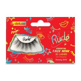 RUDE Essential Faux Mink Deluxe 3D Lashes (Option: Beauty)