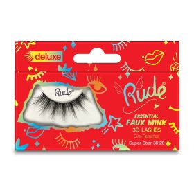 RUDE Essential Faux Mink Deluxe 3D Lashes (Option: Super Star)