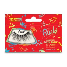 RUDE Essential Faux Mink Deluxe 3D Lashes (Option: Heiress)