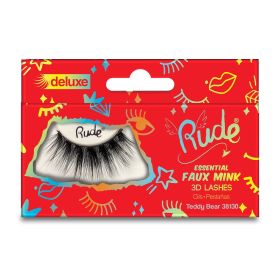 RUDE Essential Faux Mink Deluxe 3D Lashes (Option: Teddy Bear)