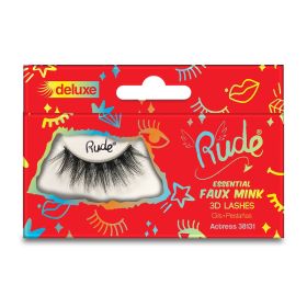 RUDE Essential Faux Mink Deluxe 3D Lashes (Option: Actress)