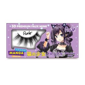 RUDE Manga 3D Faux Mink Lashes (Option: Neko-Chan)