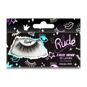 RUDE Essential Faux Mink 3D Lashes (Option: Delicate)