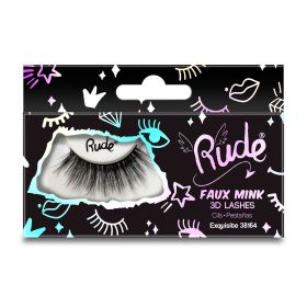 RUDE Essential Faux Mink 3D Lashes (Option: Exquisite)