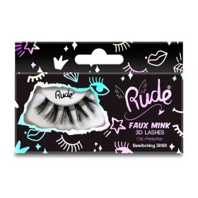 RUDE Essential Faux Mink 3D Lashes (Option: Bewitching)