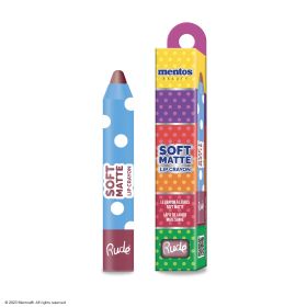 RUDE Mentos Soft Matte Lip Crayon (Option: Dark Cherry)