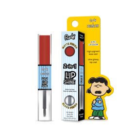 RUDE Peanuts 2-In-1 Lip Shine (Option: Crabby)