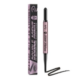 RUDE Double Agent 2 in 1 Eyebrow Pencil & Powder (Option: Black Brown)