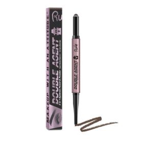 RUDE Double Agent 2 in 1 Eyebrow Pencil & Powder (Option: Neutral Brown)