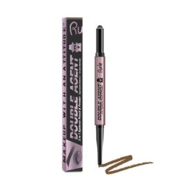 RUDE Double Agent 2 in 1 Eyebrow Pencil & Powder (Option: Hazel)