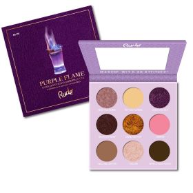 RUDE Cocktail Party 9 Color Eyeshadow Palette (Option: Purple Flame)