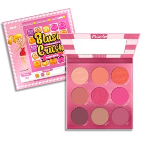 RUDE Blush Crush 9 Color Blush Palette - Match Three (Option: Default Title)