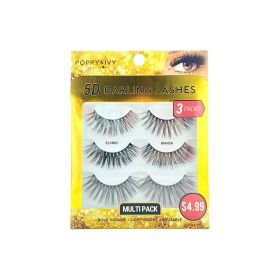 ABSOLUTE Poppy & Ivy 5D Darling Lashes (3-Pack) (Option: Bianca)