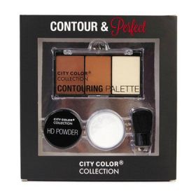 CITY COLOR Contour and Perfect Powder Makeup Kit (Option: Default Title)