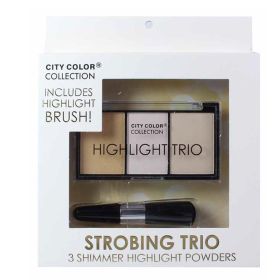 CITY COLOR Collection Highlight Strobing Trio Powders Set (Option: Default Title)