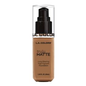 L.A. COLORS Truly Matte Foundation (Option: Deep Tan)