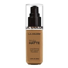 L.A. COLORS Truly Matte Foundation (Option: Warm Caramel)