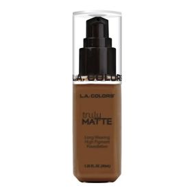 L.A. COLORS Truly Matte Foundation (Option: Mahogany)