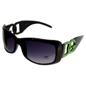 DG Sunglasses Women Oversized DG26341 (Option: Green Logo)