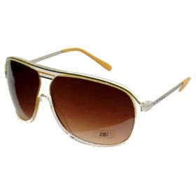 DG Sunglasses Aviator DG26691 (Option: Tan)