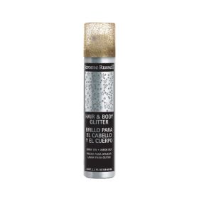 JEROME RUSSELL Tempr'y Hair & Body Glitter Spray (Option: Gold)