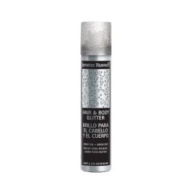 JEROME RUSSELL Tempr'y Hair & Body Glitter Spray (Option: Silver)