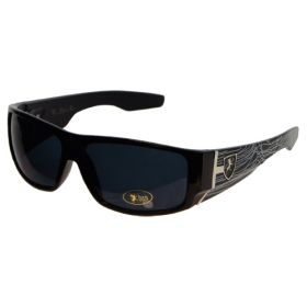 KHAN Sunglasses Wrap KNP9330 (Option: Black-White)