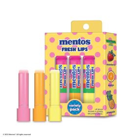 RUDE Mentos Fresh Lips Variety Pack (Lip Balm) (Option: Tropical Mix)