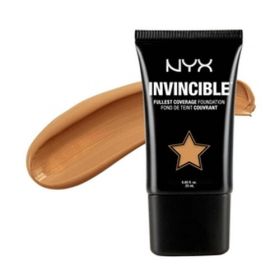 NYX Invincible Fullest Coverage Foundation (Option: Honey Beige)