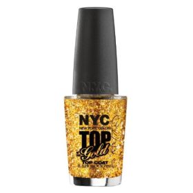 NYC Top Of The Gold Top Coat (Option: Gold)