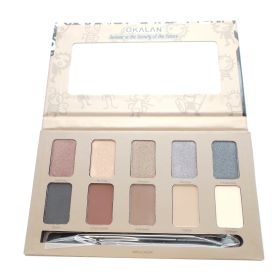 OKALAN 10 Shade Natural Eyeshadow Palette - A (Option: Default Title)