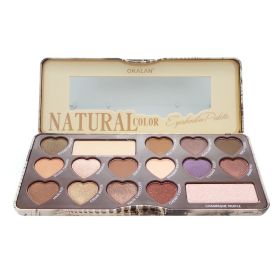 OKALAN Natural Color Eyeshadow Palette B (Option: Default Title)