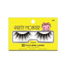 Pretty Monster Elegant 3D Faux Mink Lashes (Option: 3011)