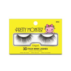 Pretty Monster Elegant 3D Faux Mink Lashes (Option: 3012)