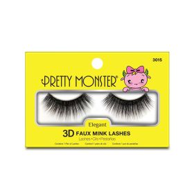 Pretty Monster Elegant 3D Faux Mink Lashes (Option: 3015)