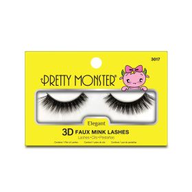 Pretty Monster Elegant 3D Faux Mink Lashes (Option: 3017)