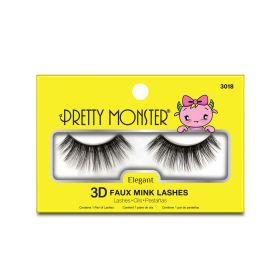 Pretty Monster Elegant 3D Faux Mink Lashes (Option: 3018)