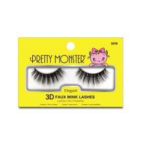 Pretty Monster Elegant 3D Faux Mink Lashes (Option: 3019)