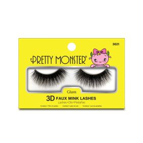 Pretty Monster Glam 3D Faux Mink Lashes (Option: 3021)