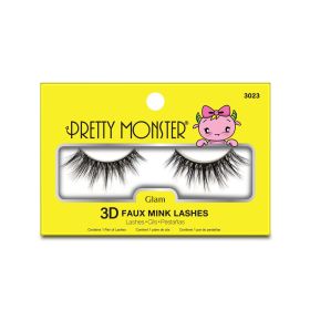 Pretty Monster Glam 3D Faux Mink Lashes (Option: 3023)