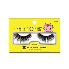 Pretty Monster Glam 3D Faux Mink Lashes (Option: 3030)