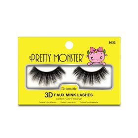 Pretty Monster Dramatic 3D Faux Mink Lashes (Option: 3032)