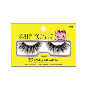 Pretty Monster Dramatic 3D Faux Mink Lashes (Option: 3033)