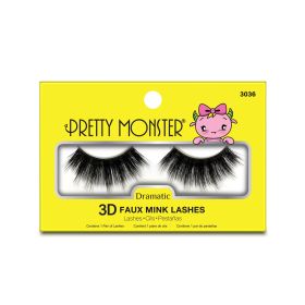 Pretty Monster Dramatic 3D Faux Mink Lashes (Option: 3036)