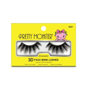 Pretty Monster Dramatic 3D Faux Mink Lashes (Option: 3037)