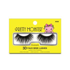 Pretty Monster Dramatic 3D Faux Mink Lashes (Option: 3038)